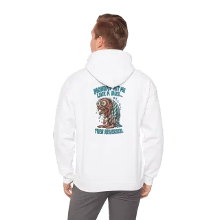 Hoodie 044 Person 4 Back White